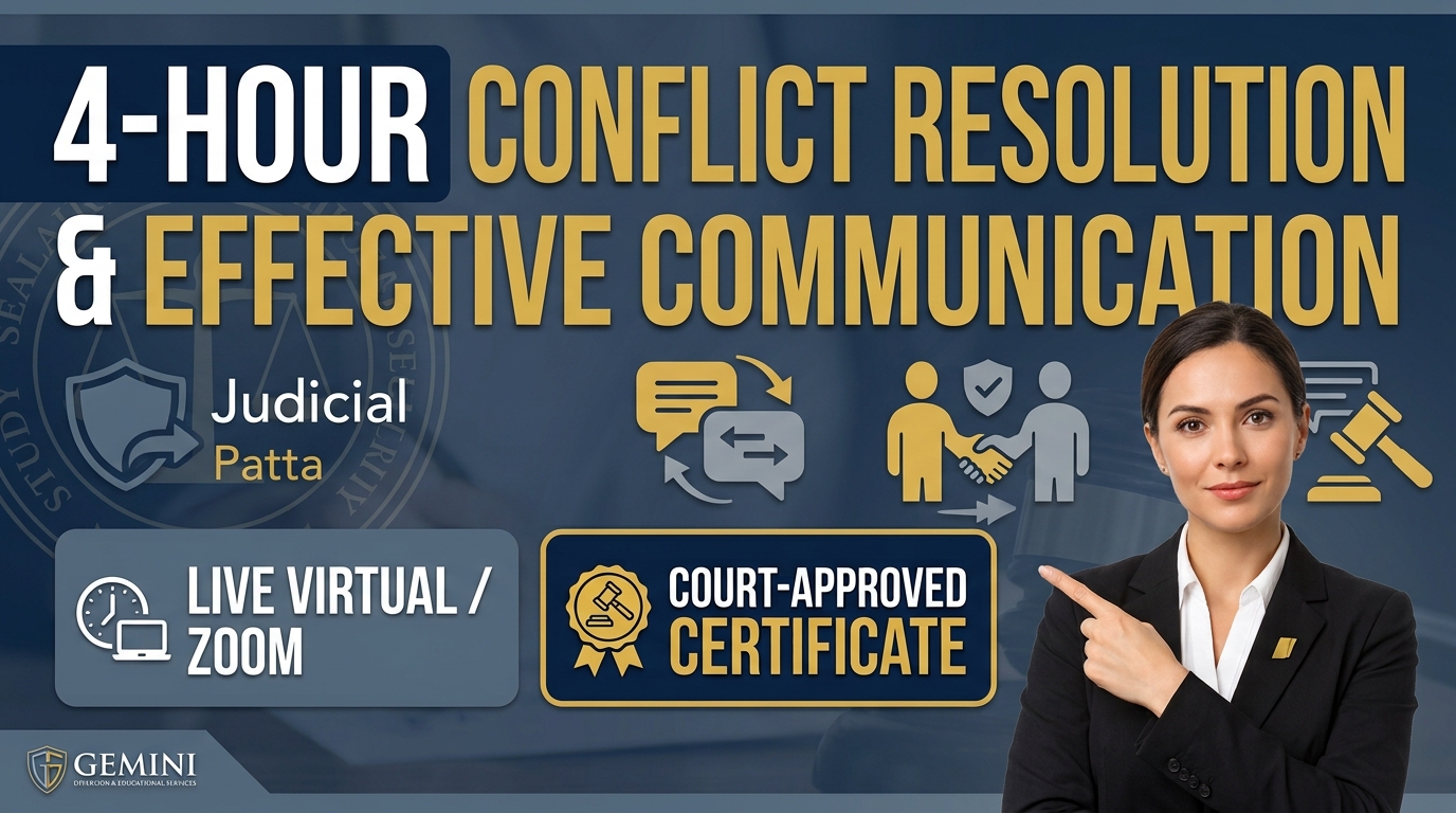 4-Hour Conflict Resolution & Effective Communication