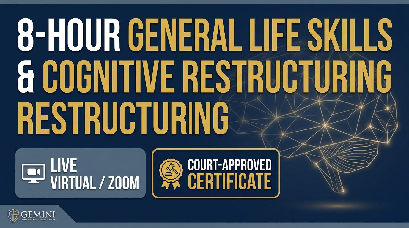 8-Hour General Life Skills & Cognitive Restructuring